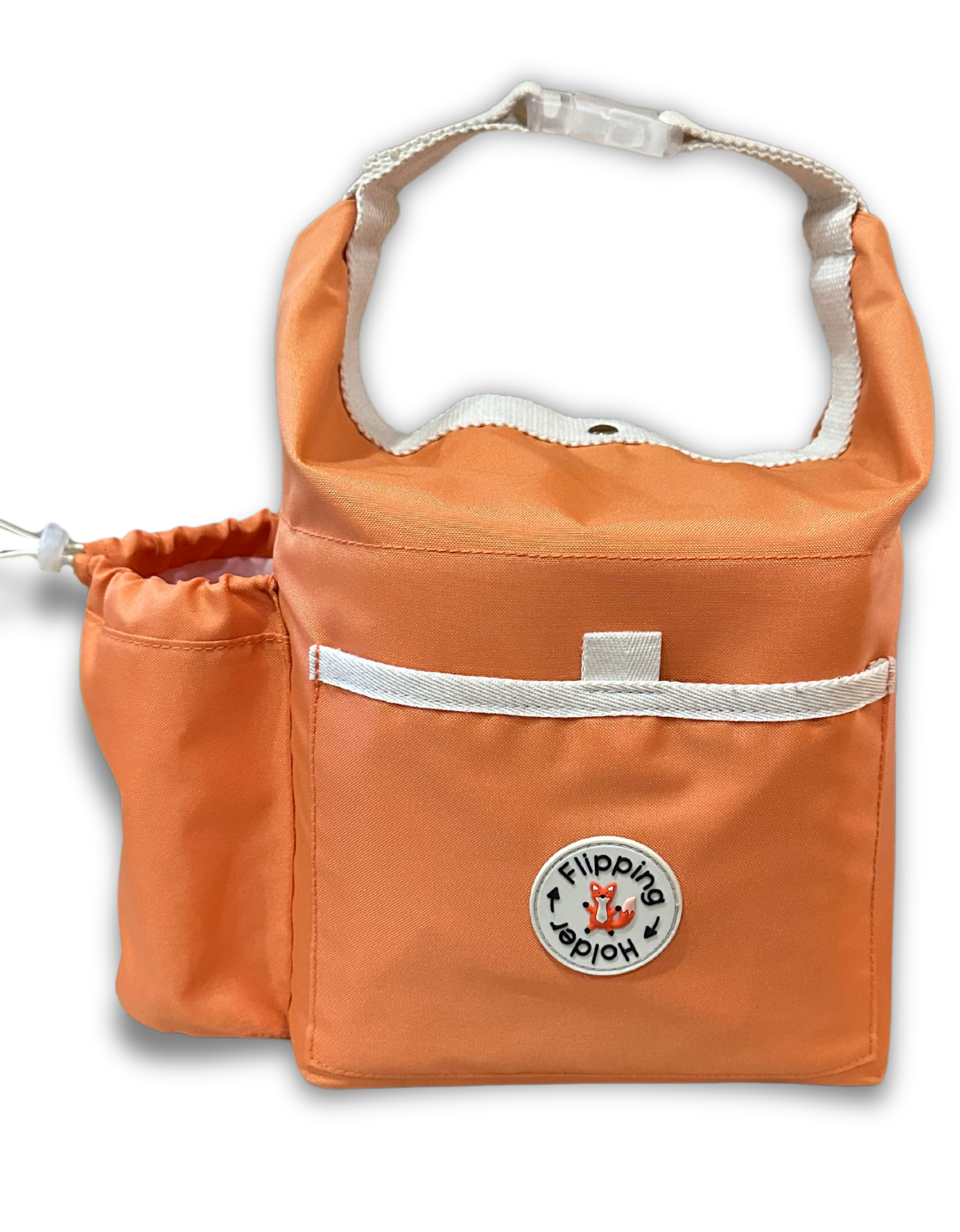 Thermal Tote with Bottle Pocket | easy carry-all bag, clip handle for convenient attachment
