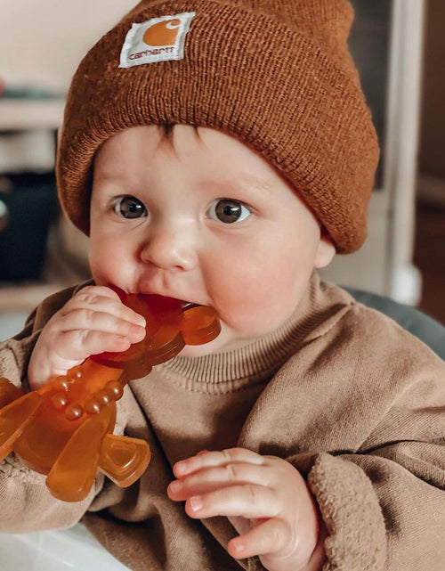 Load image into Gallery viewer, The Little Bamber - Natural Rubber &amp; Baltic Amber Teething Toy
