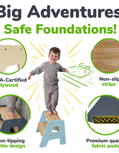 Load image into Gallery viewer, 2-Step Stool for Kids
