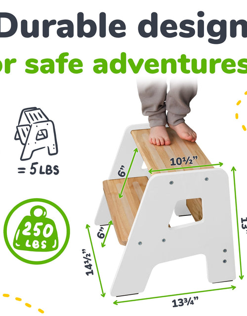Load image into Gallery viewer, 2-Step Stool for Kids
