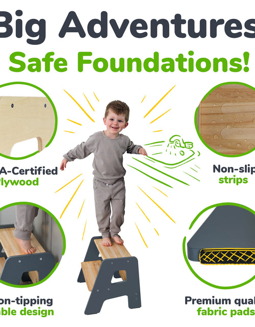 Load image into Gallery viewer, 2-Step Stool for Kids
