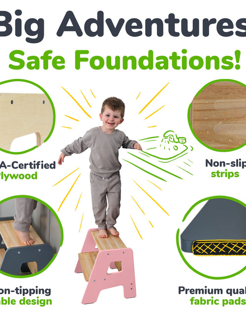Load image into Gallery viewer, 2-Step Stool for Kids
