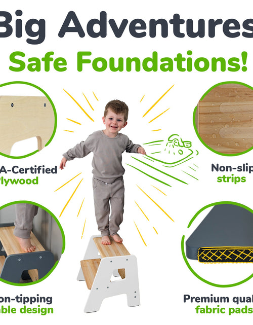 Load image into Gallery viewer, 2-Step Stool for Kids
