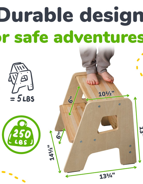 Load image into Gallery viewer, 2-Step Stool for Kids
