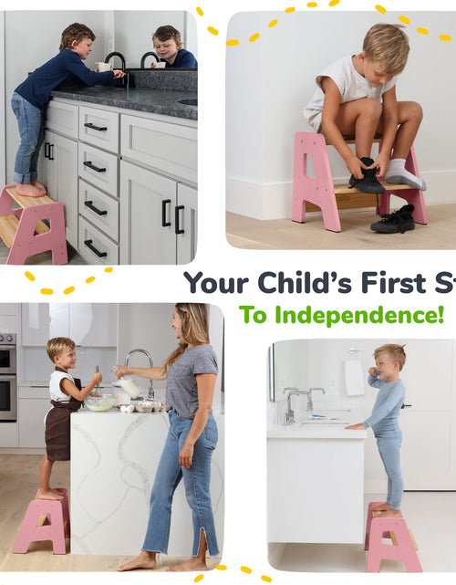 Load image into Gallery viewer, 2-Step Stool for Kids
