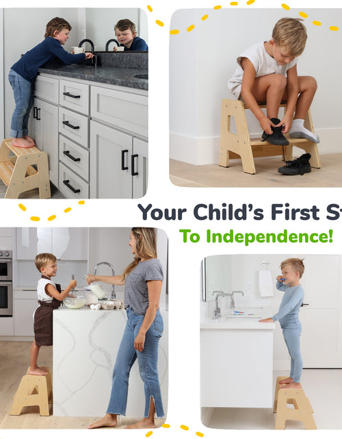 Load image into Gallery viewer, 2-Step Stool for Kids
