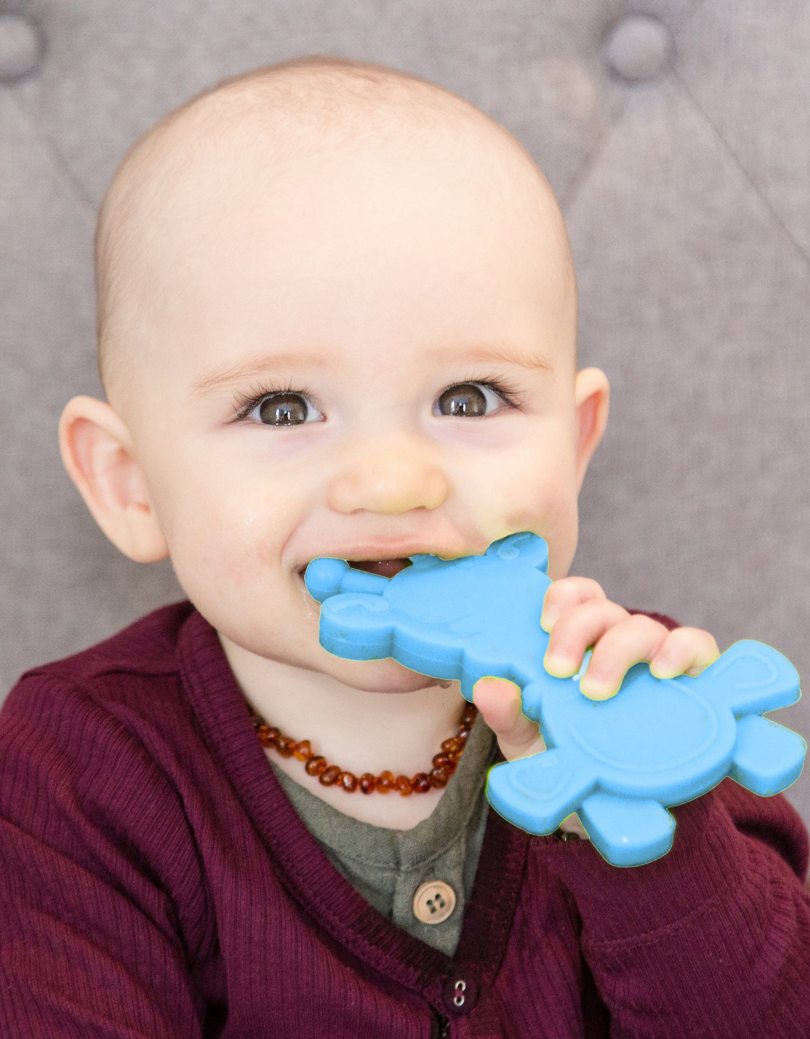 Little bamBAM Baby Teething Toy – Cyan