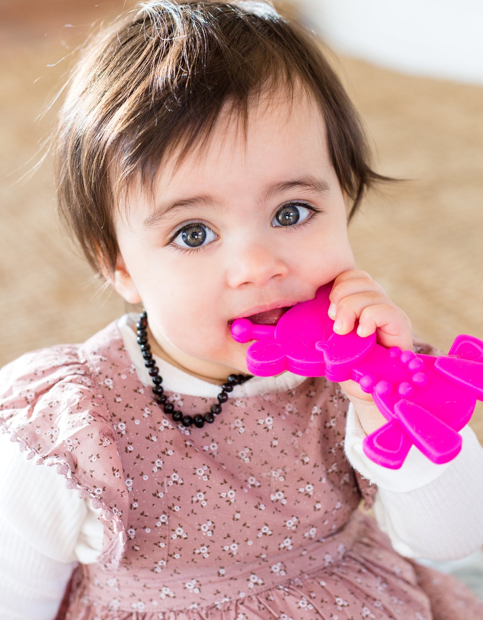 Little bamBAM Baby Teething Toy - Magenta