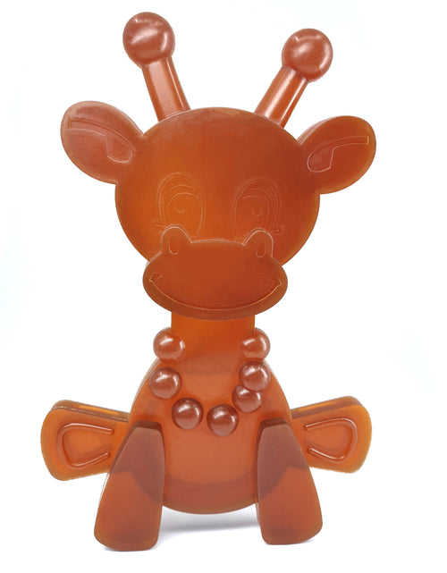 Load image into Gallery viewer, The Little Bamber - Natural Rubber &amp; Baltic Amber Teething Toy
