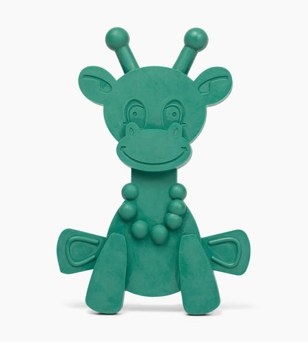 The Little Bamber - Green - Natural Rubber & Baltic Amber Teething Toy