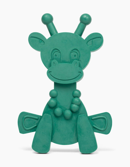 Load image into Gallery viewer, The Little Bamber - Green - Natural Rubber &amp; Baltic Amber Teething Toy
