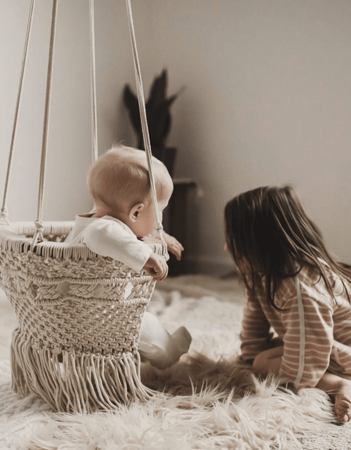 Load image into Gallery viewer, Macrame Swing
