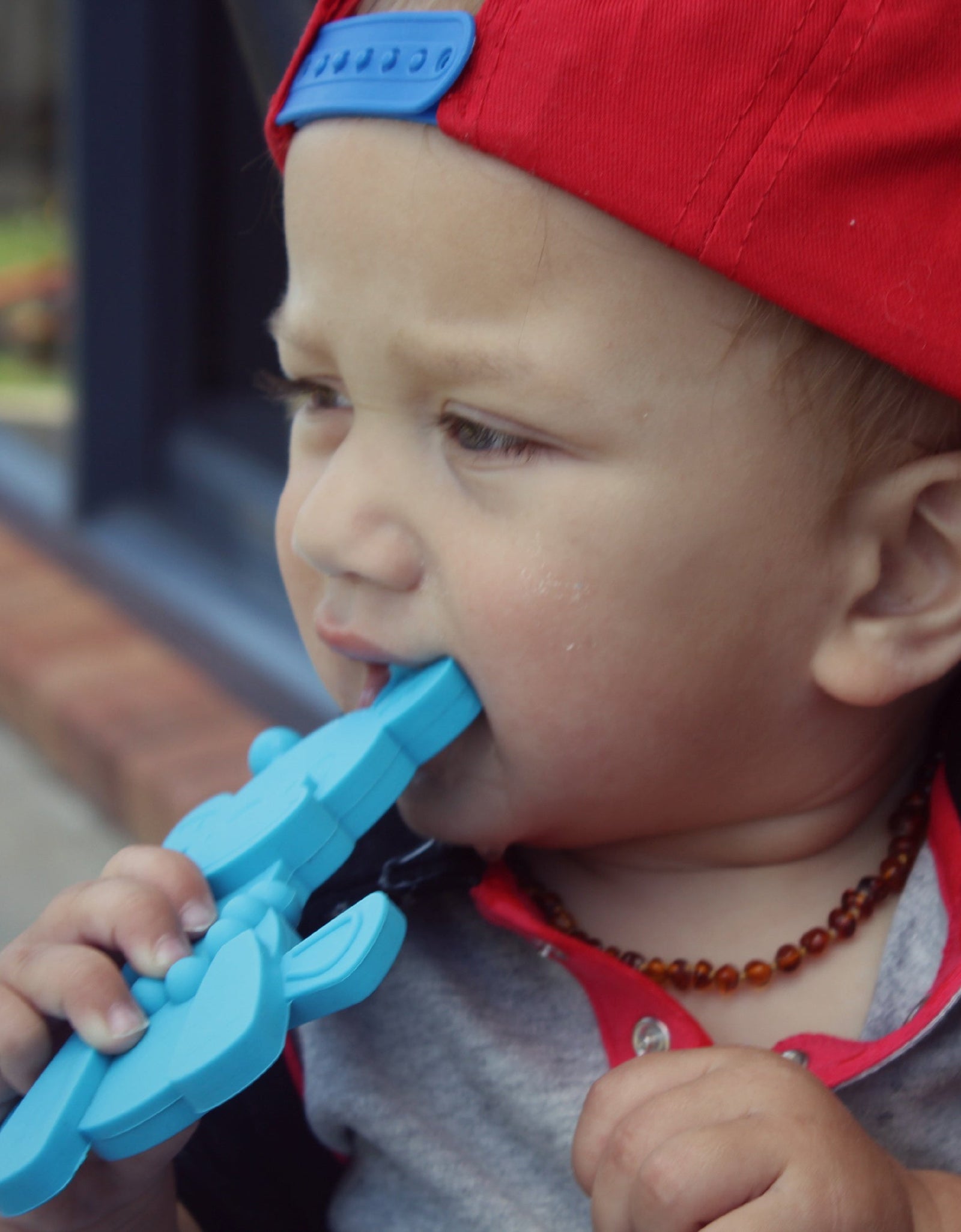 Little bamBAM Baby Teething Toy – Cyan