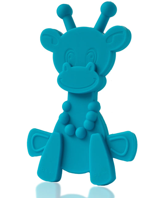 Load image into Gallery viewer, Little bamBAM Baby Teething Toy – Cyan
