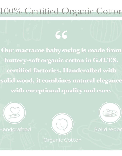Load image into Gallery viewer, Macrame Swing
