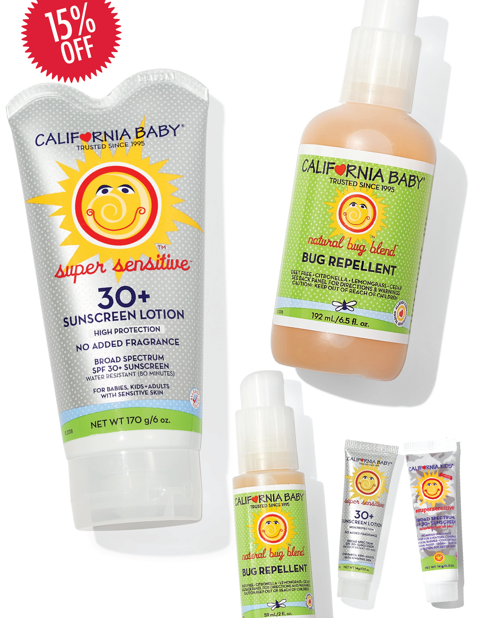 Unscented Sunscreen + Bug Spray Bundle