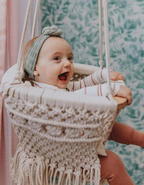 Load image into Gallery viewer, Macrame Swing
