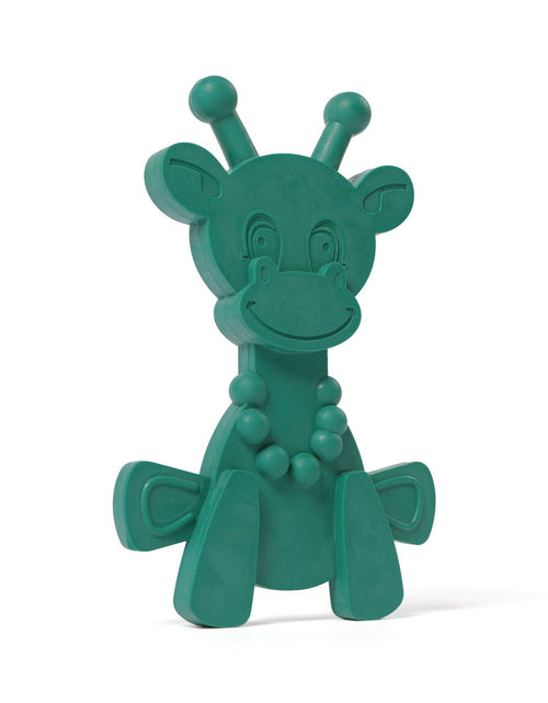 Load image into Gallery viewer, The Little Bamber - Green - Natural Rubber &amp; Baltic Amber Teething Toy

