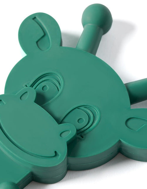 Load image into Gallery viewer, The Little Bamber - Green - Natural Rubber &amp; Baltic Amber Teething Toy
